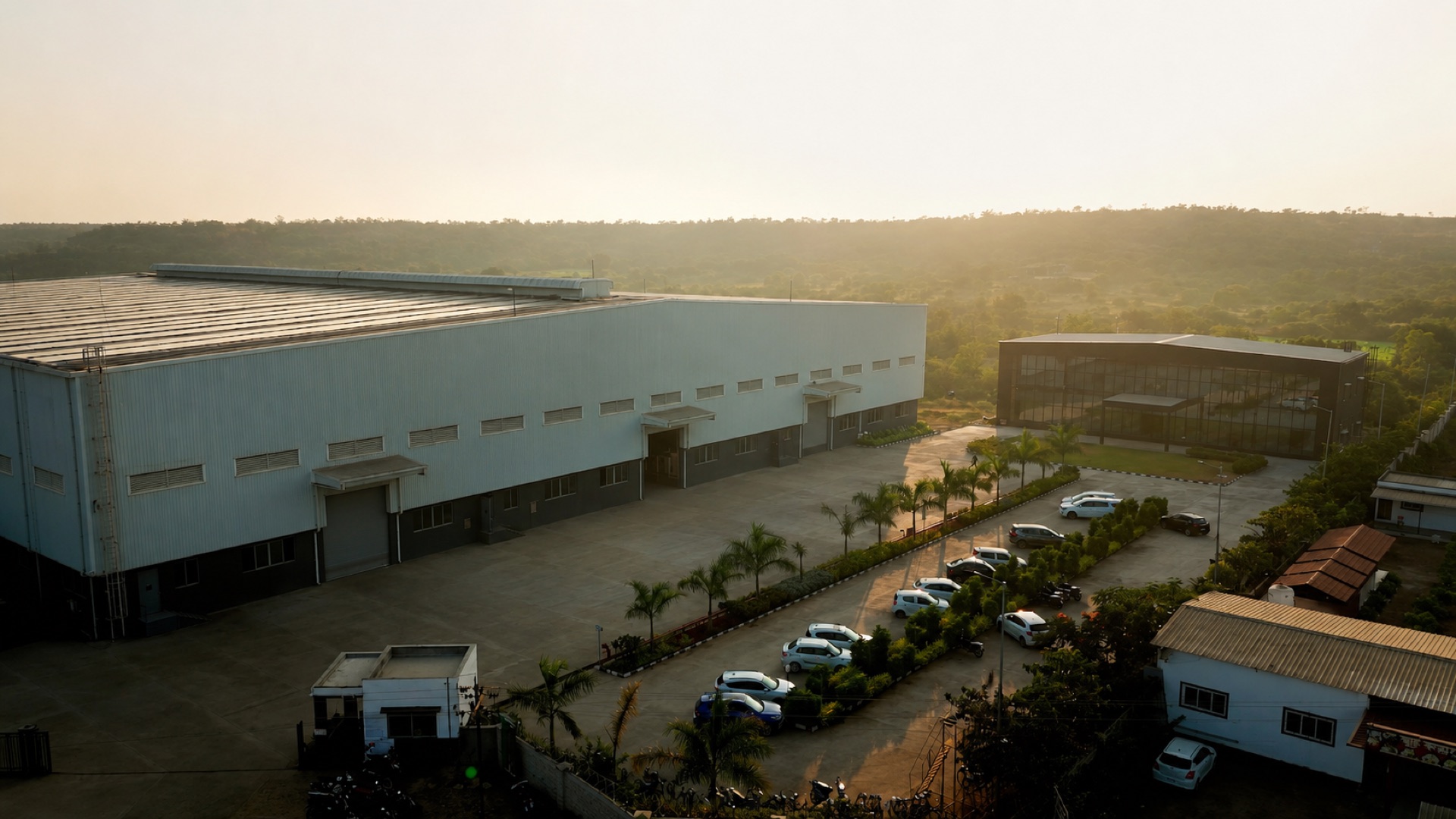 Chromewell — industrial facility aerial view